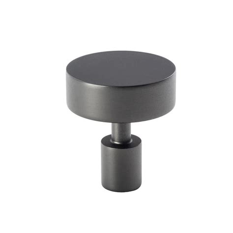 dark cabinets with stainless steel knobs|black stainless steel cabinet knobs.